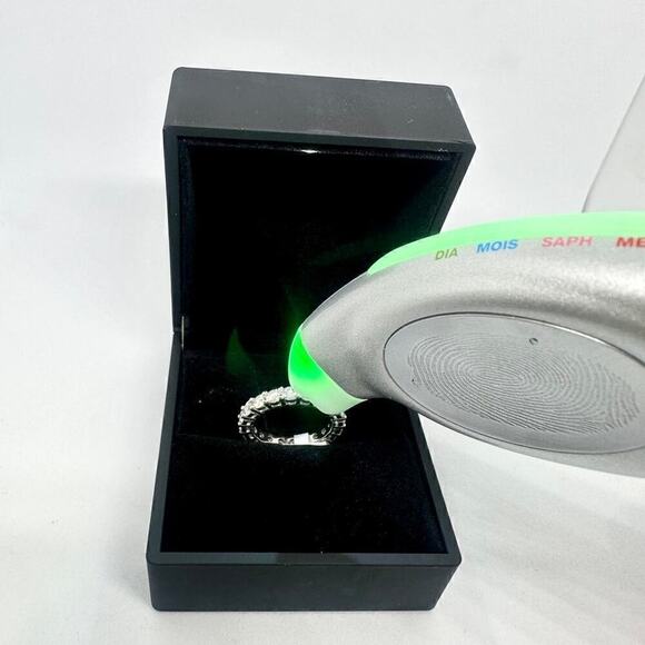 Moissanite Diamond Eternity Ring Wedding Anniversary Band 2 Ct Size 6.5 - Picture 3 of 12